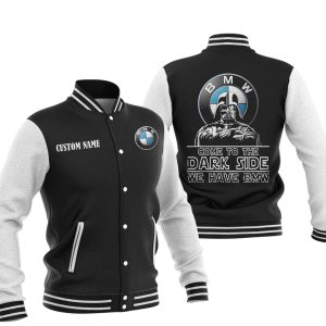 Come To The Dark Side Star War BMW Varsity Jacket, Baseball Jacket, Warm Jacket, Winter Outer Wear