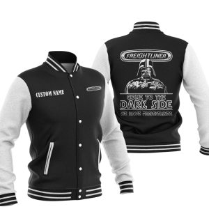 Come To The Dark Side Star War Freightliner Group Varsity Jacket, Baseball Jacket, Warm Jacket, Winter Outer Wear