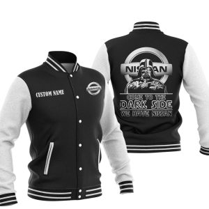 Come To The Dark Side Star War Nissan Varsity Jacket, Baseball Jacket, Warm Jacket, Winter Outer Wear