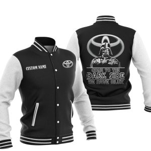 Come To The Dark Side Star War Toyota Hilux Varsity Jacket, Baseball Jacket, Warm Jacket, Winter Outer Wear