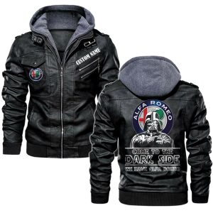 Come To The Dark Side Star War Alfa Romeo Leather Jacket, Warm Jacket, Winter Outer Wear