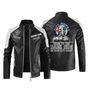 Come To The Dark Side Star War Alfa Romeo Leather Jacket, Warm Jacket, Winter Outer Wear