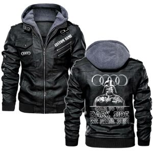 Come To The Dark Side Star War Audi Leather Jacket, Warm Jacket, Winter Outer Wear