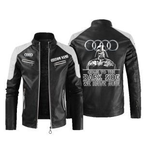 Come To The Dark Side Star War Audi-logo Leather Jacket, Warm Jacket, Winter Outer Wear
