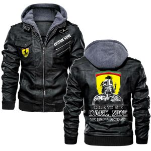 Come To The Dark Side Star War Ferrari Leather Jacket, Warm Jacket, Winter Outer Wear