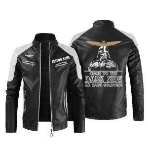 Come To The Dark Side Star War Goldwing Leather Jacket, Warm Jacket, Winter Outer Wear