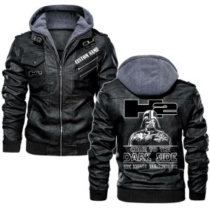 Come To The Dark Side Star War Hummer H2 Leather Jacket, Warm Jacket, Winter Outer Wear
