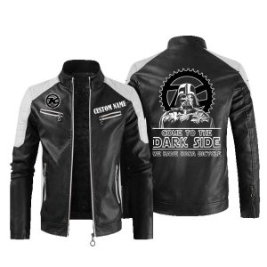 Come To The Dark Side Star War Kona Bicycle Company Leather Jacket, Warm Jacket, Winter Outer Wear