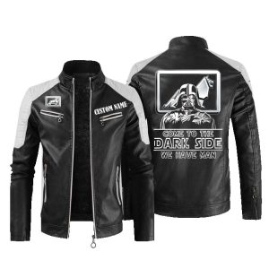 Come To The Dark Side Star War Man Leather Jacket, Warm Jacket, Winter Outer Wear