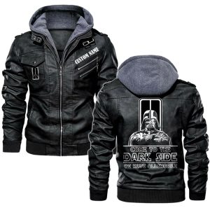 Come To The Dark Side Star War Oldsmobile Cutlass Leather Jacket, Warm Jacket, Winter Outer Wear
