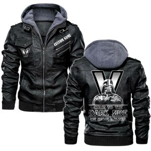 Come To The Dark Side Star War Valtra Leather Jacket, Warm Jacket, Winter Outer Wear