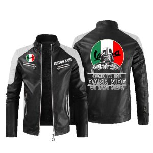 Come To The Dark Side Star War Vespa Leather Jacket, Warm Jacket, Winter Outer Wear
