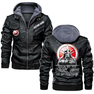 Come To The Dark Side Star War Yamaha Leather Jacket, Warm Jacket, Winter Outer Wear