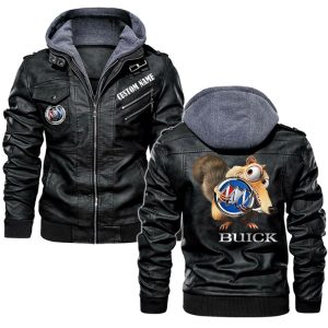 Scrat  Squirrel In Ice Age Buick Leather Jacket, Warm Jacket, Winter Outer Wear