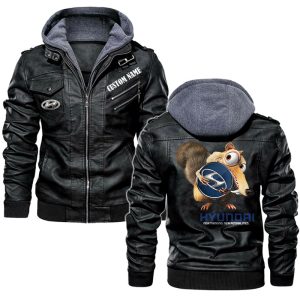 Scrat  Squirrel In Ice Age Hyundai Leather Jacket, Warm Jacket, Winter Outer Wear