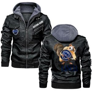 Scrat  Squirrel In Ice Age Lancia Leather Jacket, Warm Jacket, Winter Outer Wear