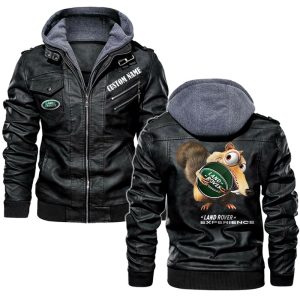 Scrat  Squirrel In Ice Age Land Rover Leather Jacket, Warm Jacket, Winter Outer Wear