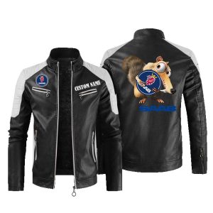 Scrat  Squirrel In Ice Age SAAB Leather Jacket, Warm Jacket, Winter Outer Wear