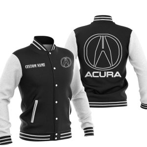 Custom Name Acura Varsity Jacket, Baseball Jacket, Warm Jacket, Winter Outer Wear