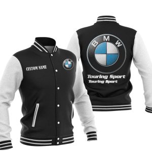 Custom Name BMW Varsity Jacket, Baseball Jacket, Warm Jacket, Winter Outer Wear