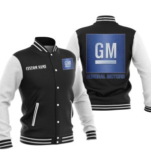 Custom Name General Motors Varsity Jacket, Baseball Jacket, Warm Jacket, Winter Outer Wear