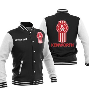 Custom Name Kenworth Varsity Jacket, Baseball Jacket, Warm Jacket, Winter Outer Wear