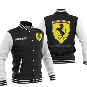 Custom Name LaFerrari Varsity Jacket, Baseball Jacket, Warm Jacket, Winter Outer Wear