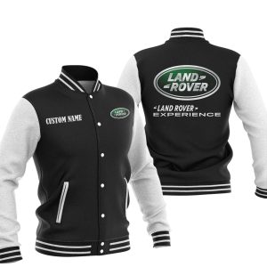 Custom Name Land Rover Varsity Jacket, Baseball Jacket, Warm Jacket, Winter Outer Wear