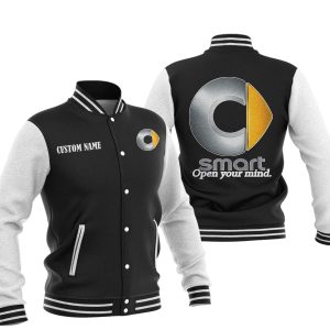 Custom Name Smart Varsity Jacket, Baseball Jacket, Warm Jacket, Winter Outer Wear