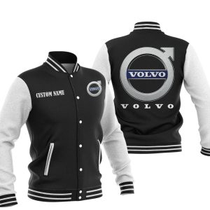 Custom Name Volvo Cars Varsity Jacket, Baseball Jacket, Warm Jacket, Winter Outer Wear