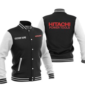 Custom Name Hitachi Baseball Jacket, Warm Jacket, Winter Outer Wear