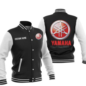 Custom Name Yamaha Baseball Jacket, Warm Jacket, Winter Outer Wear