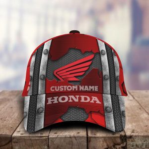 Honda Motor 3D Classic Cap Custom Hat Logo Name