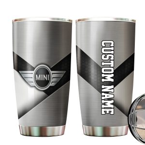 Minicooper Tumbler Stainless Steel Personalized Name Coffee Cup Tumblers For Men Women