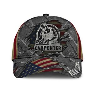 American Carpenter Custom Text 3D Classic Cap