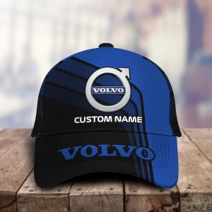 Volvo 3D Classic Cap Personalized Name Hat Full Printed for Men Women