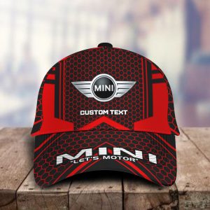 Minicooper Logo Custom Name Full Printing 3D Classic Cap Hat For Men Women