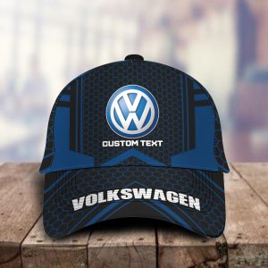 Volkswagen Logo Custom Name Full Printing 3D Classic Cap Hat For Men Women